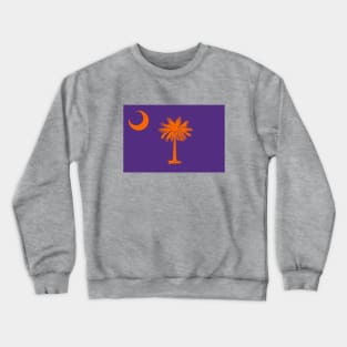 Flag of South Carolina - Purple Crewneck Sweatshirt